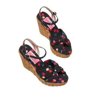 NEW- NWOT. Kate Spade Anita CHERRY
Wedge Sandal